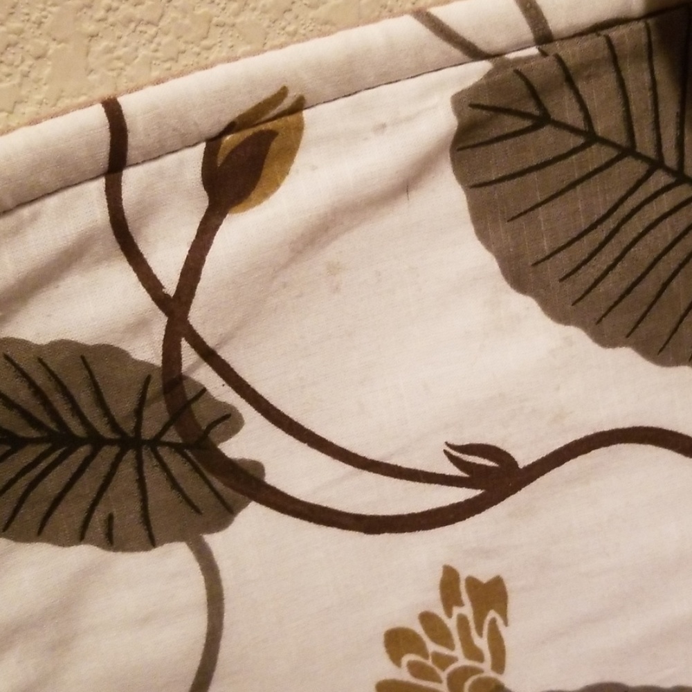 🌺 Large Tote Bag Olive and Brown - Picture 6 of 7